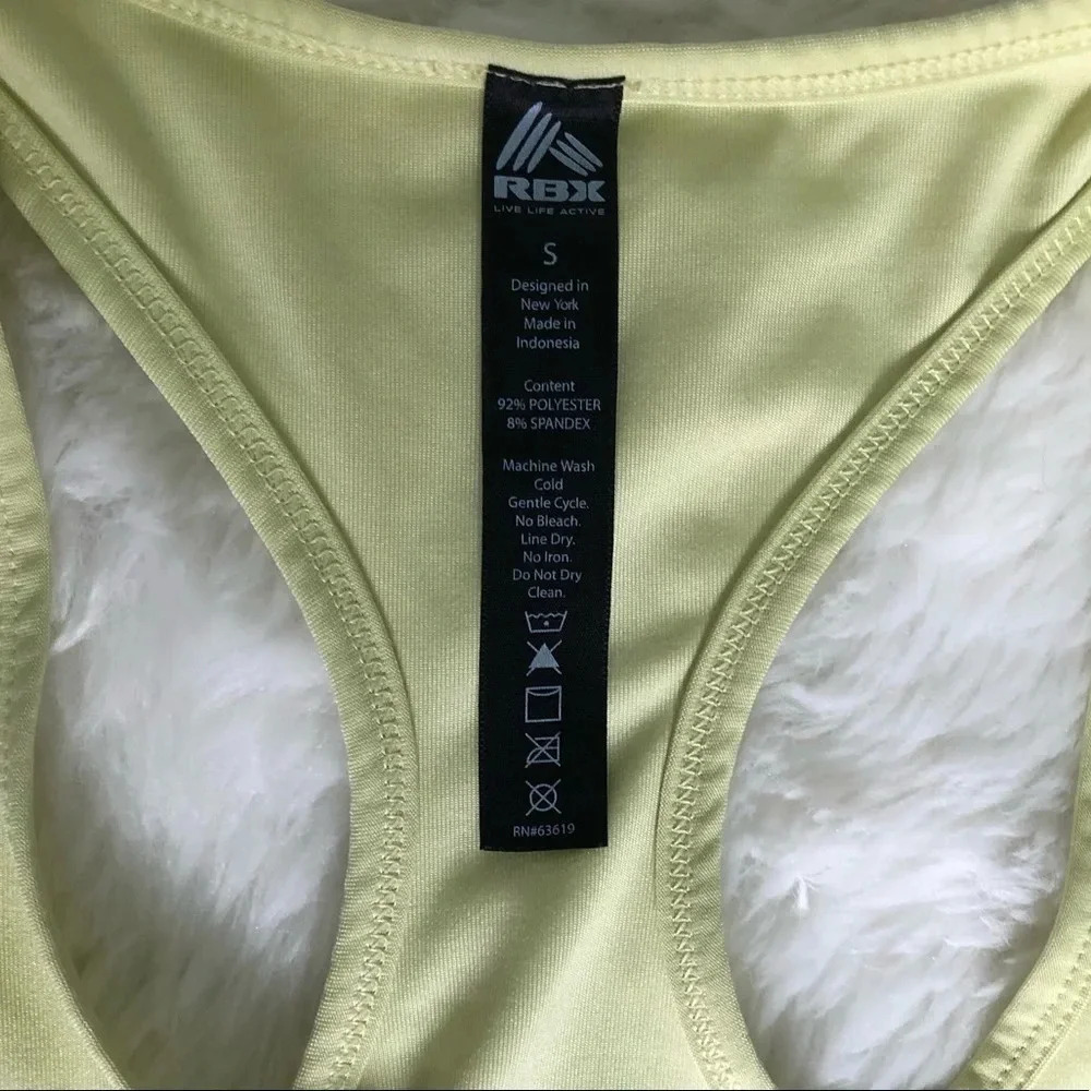 RBX | yellow workout tank - Picture 3 of 4